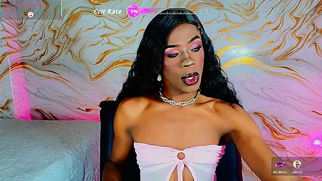 Show de EbonyHansNight na webcam