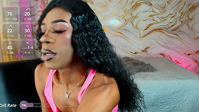 Show modela EbonyHansNight na web-kameri