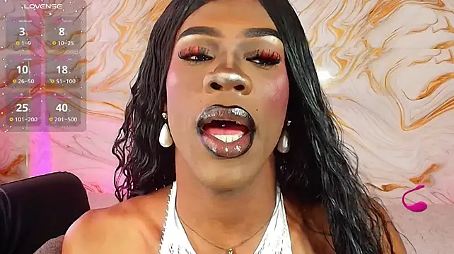 Show de EbonyHansNight na webcam