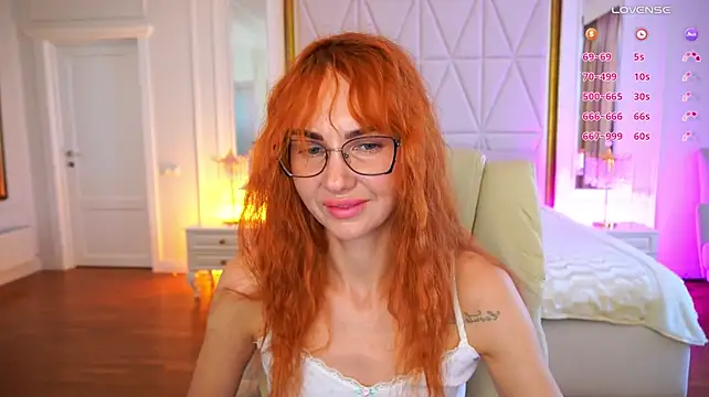 Show de GingerGaze na webcam