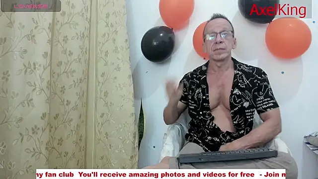 Show de _axelking_ na webcam