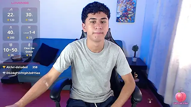 Show modela Alancum7 na web-kameri