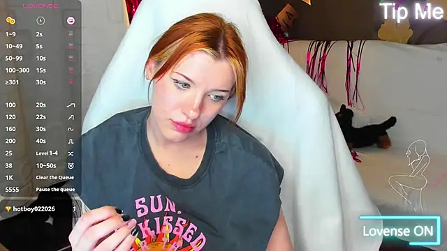 Show webcam de MeganNewCat