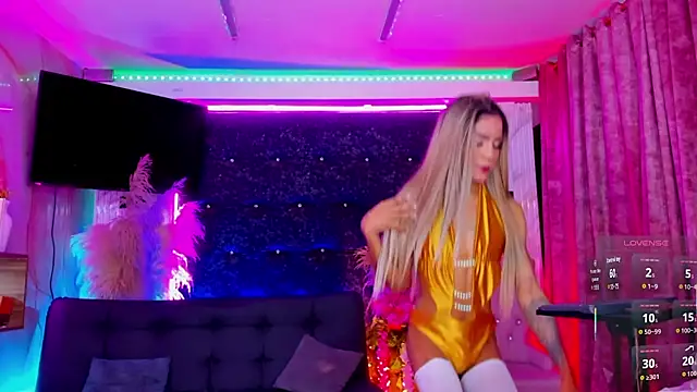 Queens_Wonders_Blonders Adlı Modelin Web Kamerası Şovu