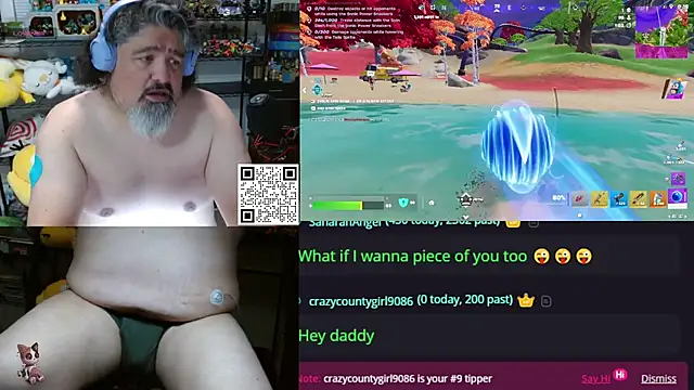 Show modela geekycastillo na web-kameri