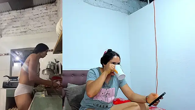 AshleyandCleo Show in webcam