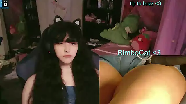 Show modela BimboCat na web-kameri
