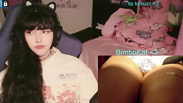 Show modela BimboCat na web-kameri