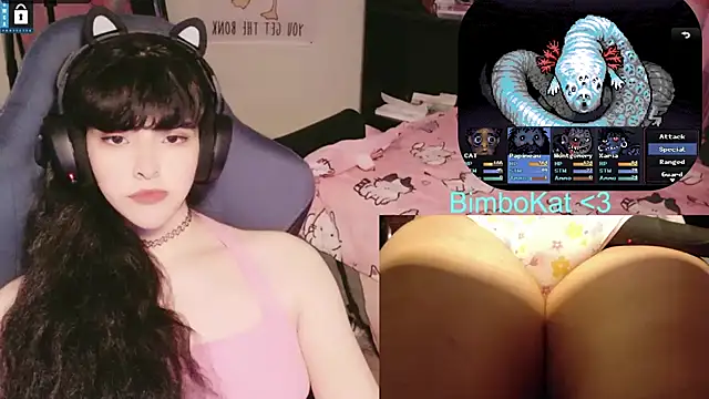 BimboCat Adlı Modelin Web Kamerası Şovu