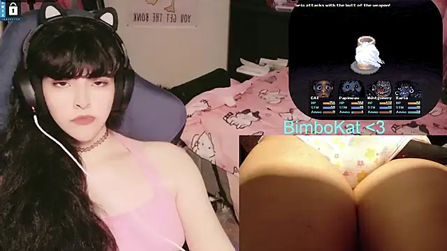 הופעת וובקאם של BimboCat