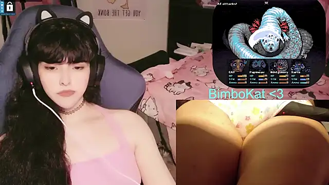 BimboCat Show in webcam
