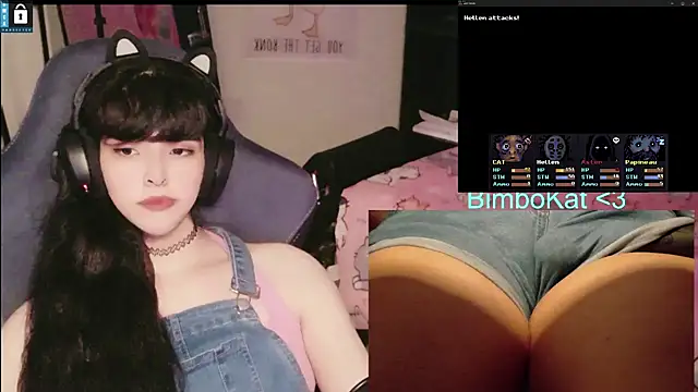 BimboCat Adlı Modelin Web Kamerası Şovu