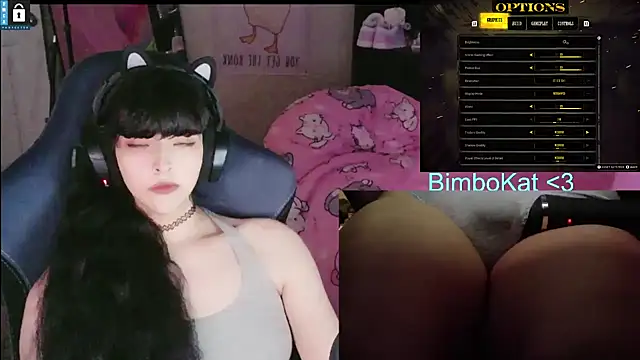 הופעת וובקאם של BimboCat