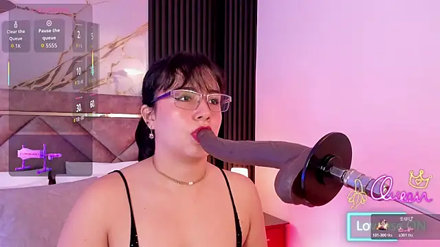 Show de Lalalemoonds na webcam