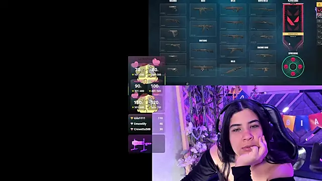 Show de webcam de DaphneContry