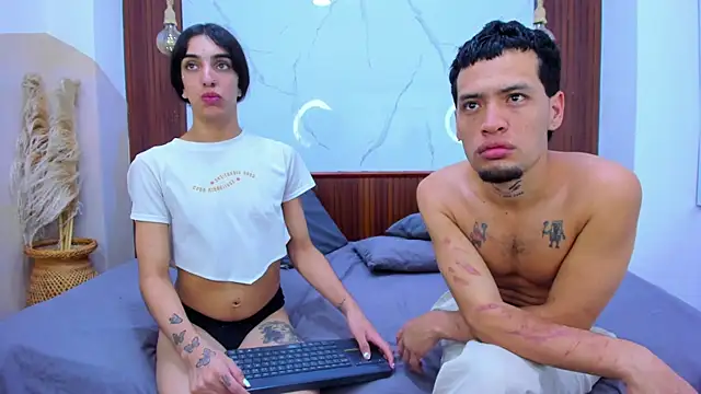 Show de Loversinfire2 na webcam