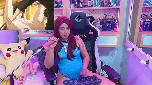 Show modela Pau_jones14 na web-kameri