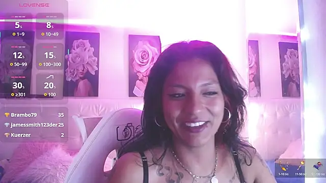 Show de SamathaMay na webcam