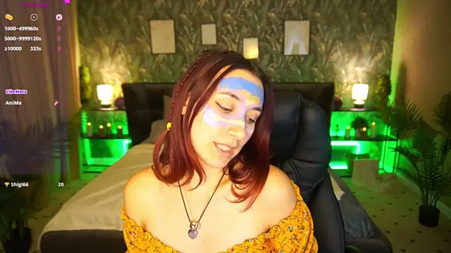 Show de RoxieRay na webcam