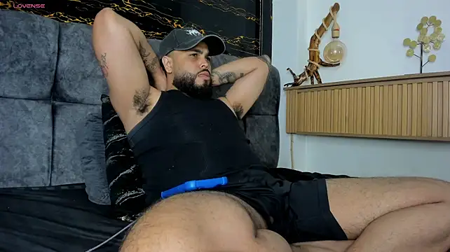 Show de Harrishairy na webcam
