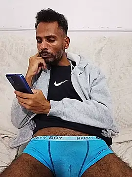 Show de BlackAlphaPrime na webcam