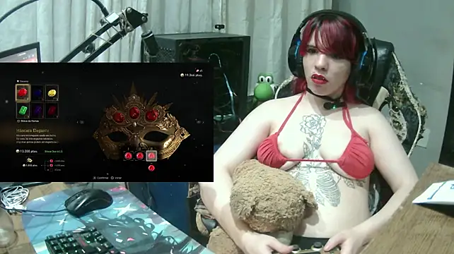 Show de MorangoCChoc na webcam