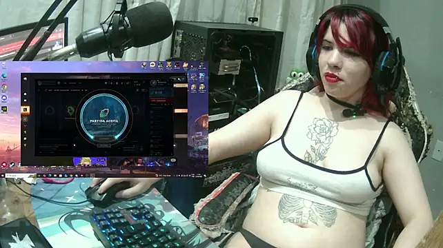 Show de MorangoCChoc na webcam