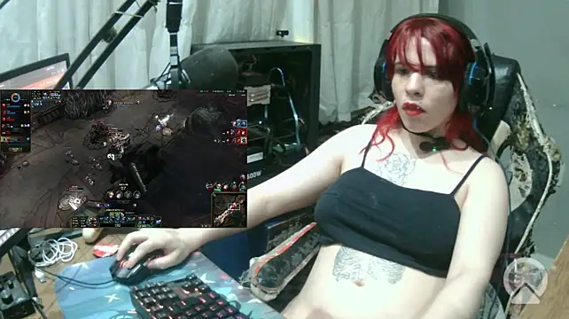 Show de MorangoCChoc na webcam