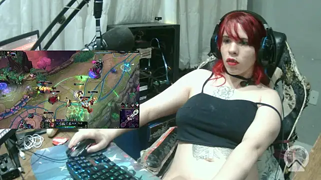 Show de MorangoCChoc na webcam