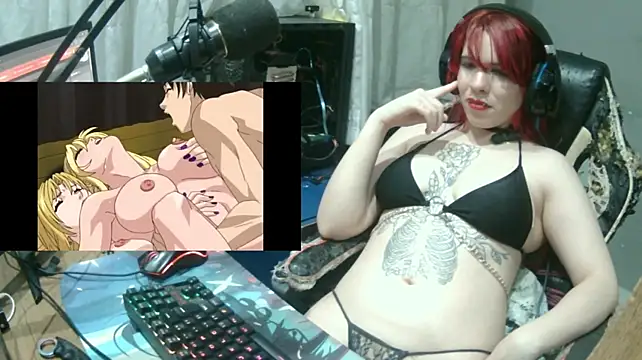 Show de MorangoCChoc na webcam