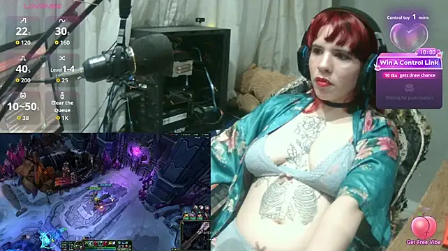 Show de MorangoCChoc na webcam
