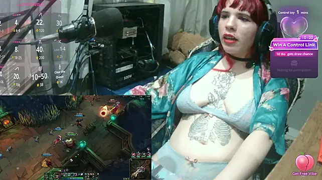 Show de MorangoCChoc na webcam