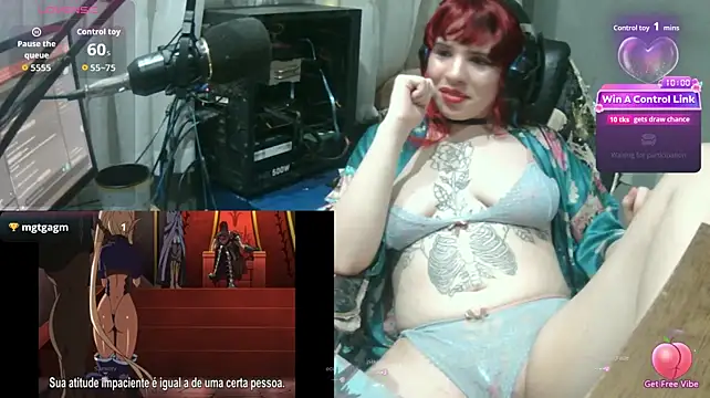 Show de MorangoCChoc na webcam