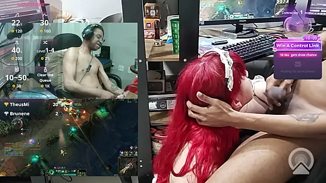 Show de MorangoCChoc na webcam