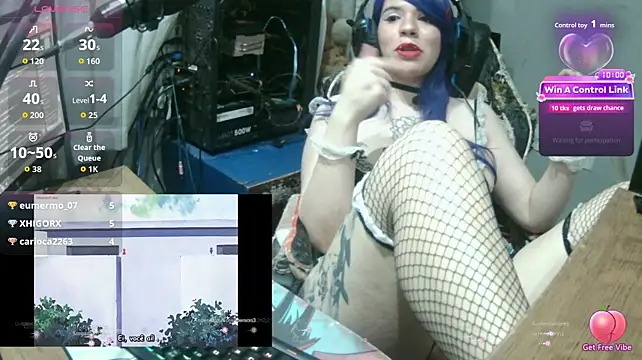 Show de MorangoCChoc na webcam