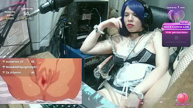 Show de MorangoCChoc na webcam