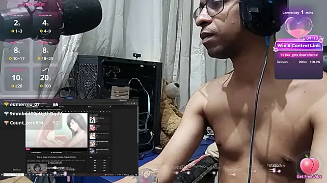 Show de MorangoCChoc na webcam