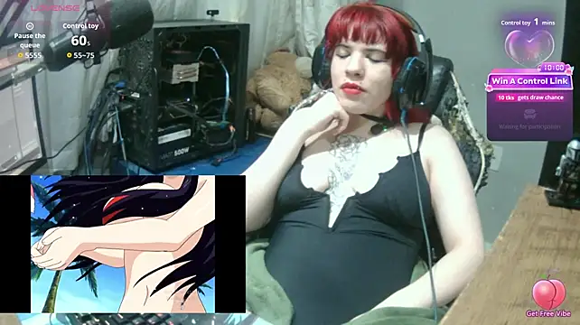 Show de MorangoCChoc na webcam