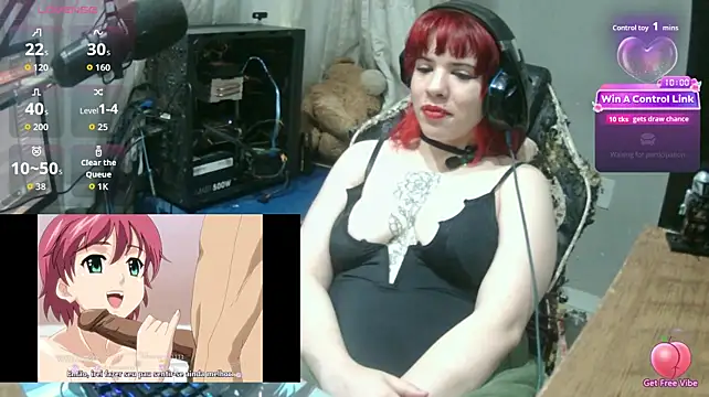 Show de MorangoCChoc na webcam