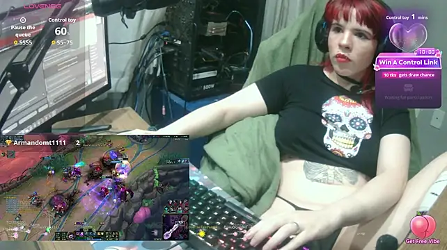 Show de MorangoCChoc na webcam