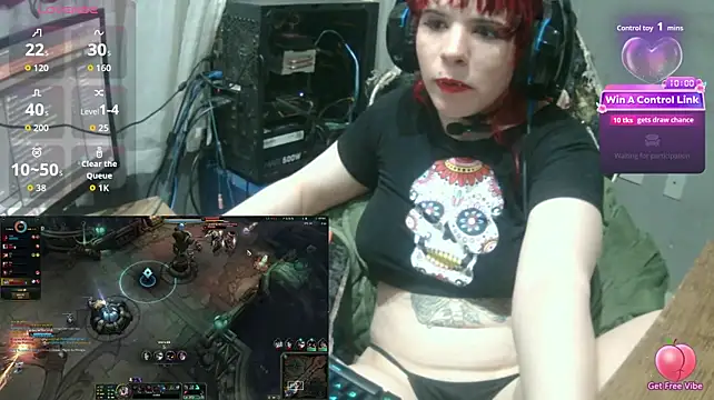 Show de MorangoCChoc na webcam
