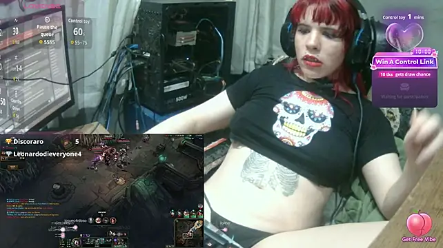 Show de MorangoCChoc na webcam
