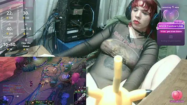 Show de MorangoCChoc na webcam