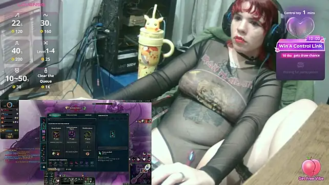 Show de MorangoCChoc na webcam