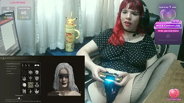 Show de MorangoCChoc na webcam