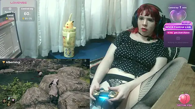Show de MorangoCChoc na webcam