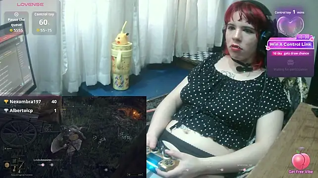 Show de MorangoCChoc na webcam