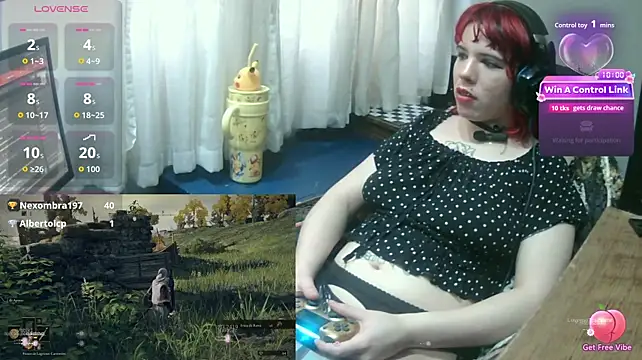 Show de MorangoCChoc na webcam