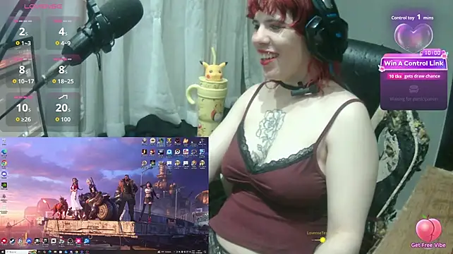 Show de MorangoCChoc na webcam
