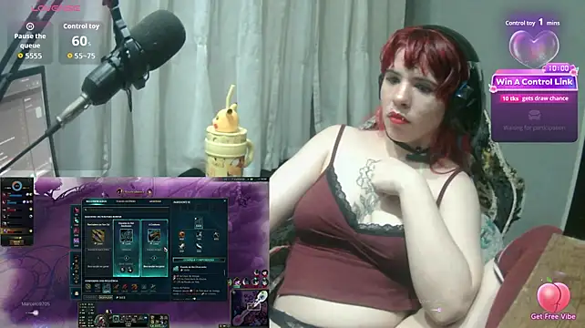 Show de MorangoCChoc na webcam